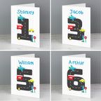 Personalised Vehicles Birthday Card - Shop Greeting Cards At Gift Moments - 2