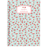 Personalised Vintage Floral A5 Notebook: 4 - Notebooks By Gift Moments