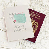Personalised Vintage Pastel Cream Passport Holder: 1 - Passport Holders By Gift Moments