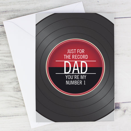 Personalised Vintage Record Card: 4 - Greeting Cards By Gift Moments