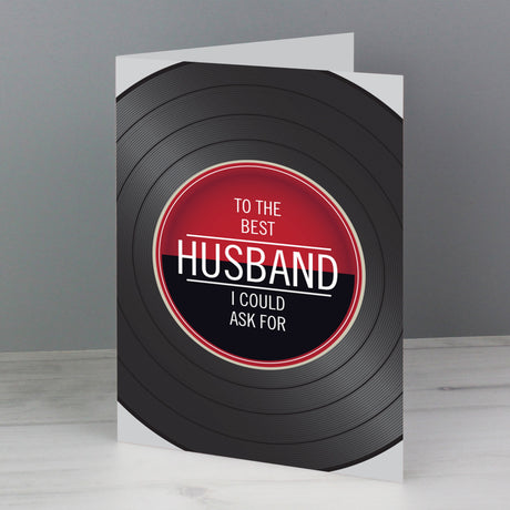 Personalised Vintage Record Card: 7 - Greeting Cards By Gift Moments