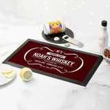Personalised Vintage Whiskey Bar Mats: 10 - Barware By Gift Moments