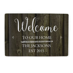 Personalised Walnut Wood Grain Metal Sign - Shop Signs & Plaques At Gift Moments - 4