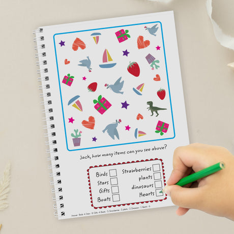 Personalised Wedding Activity A5 Notebook: 6 - Notebooks By Gift Moments