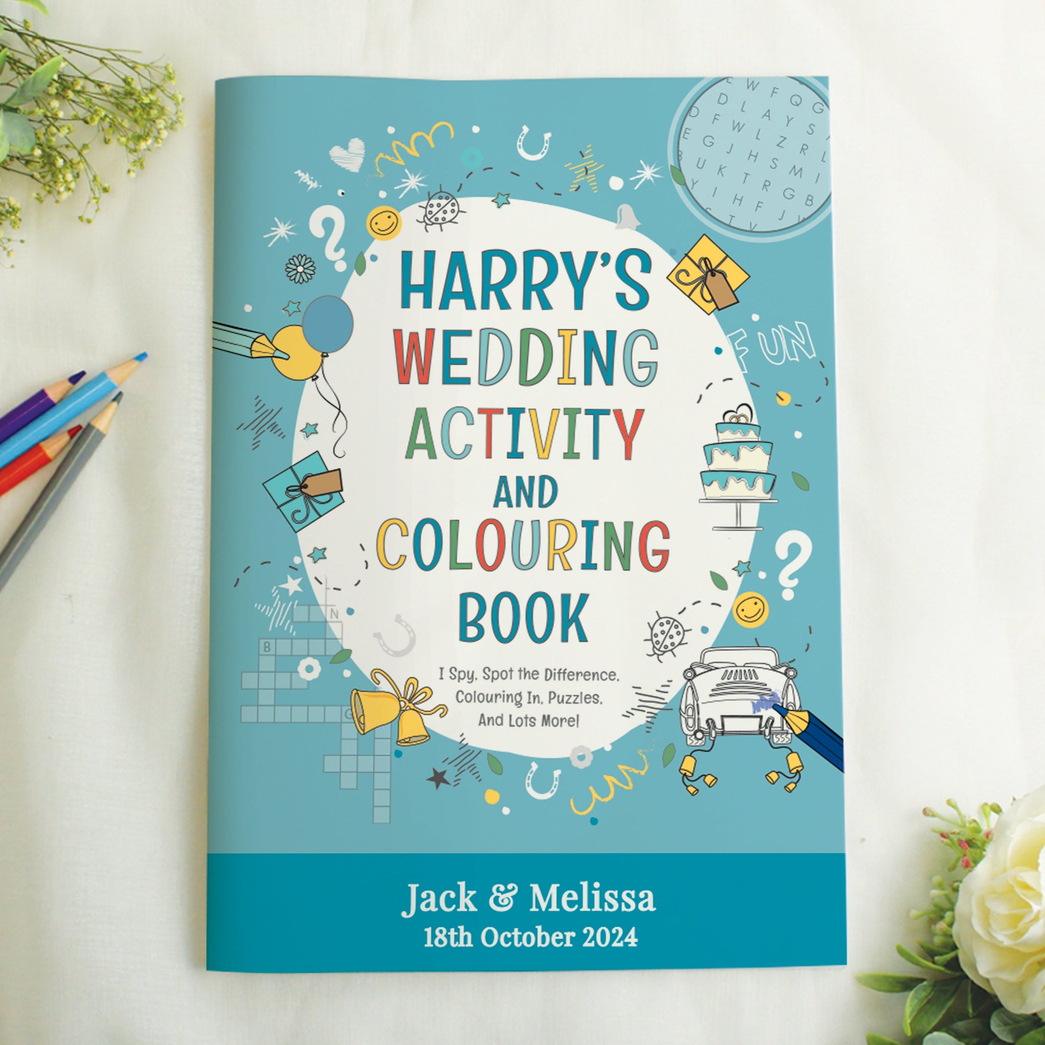 Personalised Wedding Activity Book for Boys: 2 - Books By Gift Moments