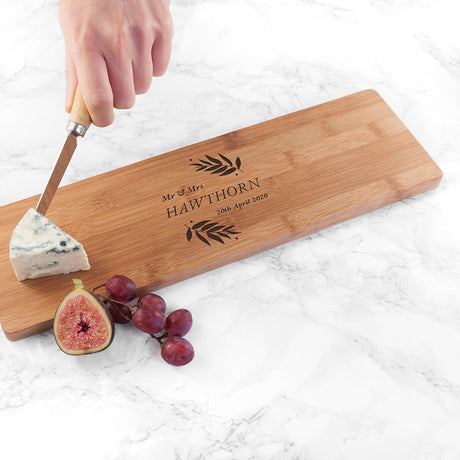 Personalised Wedding Bamboo Serving Board: 3 Chopping Boards By Gift Moments