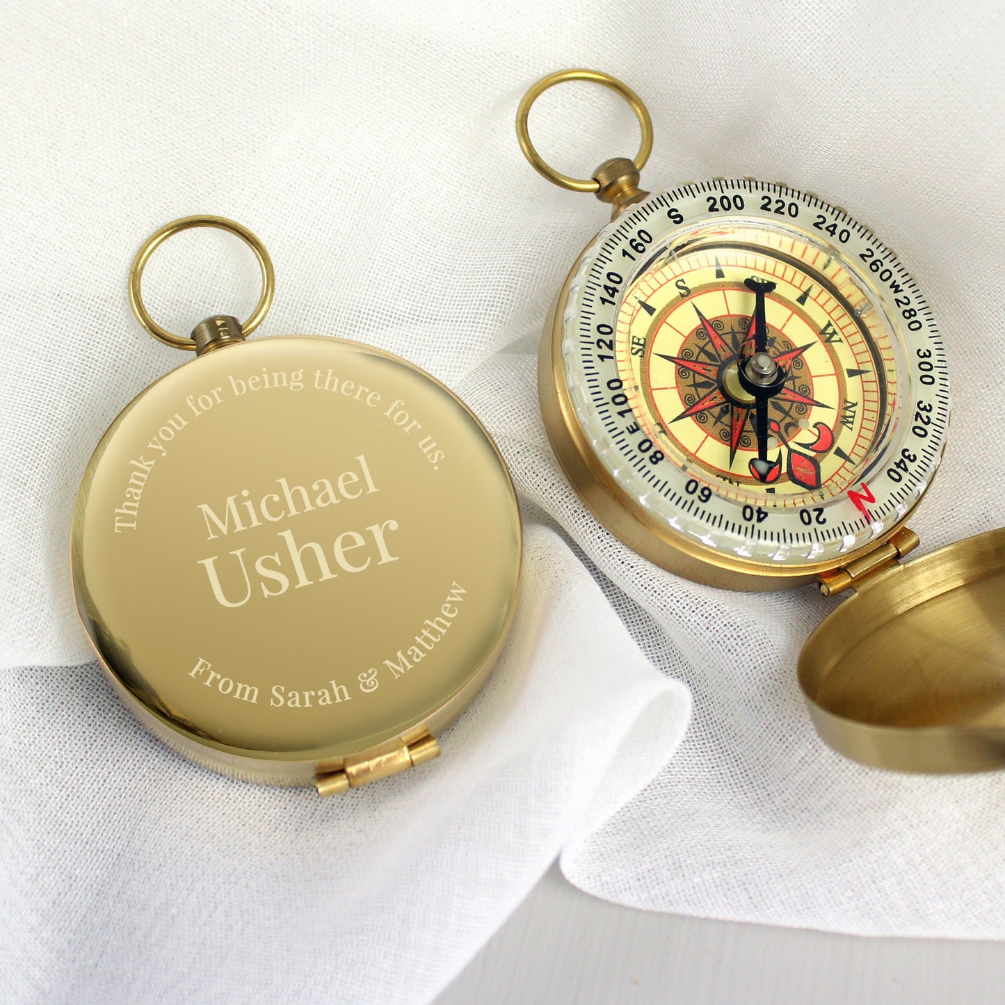 Personalised Wedding Compass: 1 - Compasses By Gift Moments