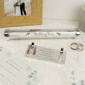 Personalised Wedding Day Silver Plated Certificate Holder - Shop Certificate Holders At Gift Moments - 1
