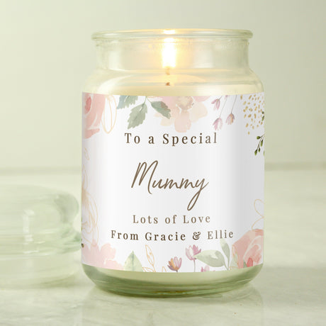 Personalised Wedding Large Candle Jar: 3 - Candles By Gift Moments
