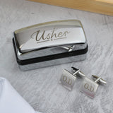 Personalised Wedding Role Cufflinks & Box Sets: 11 - Cufflinks & Tie Slides By Gift Moments