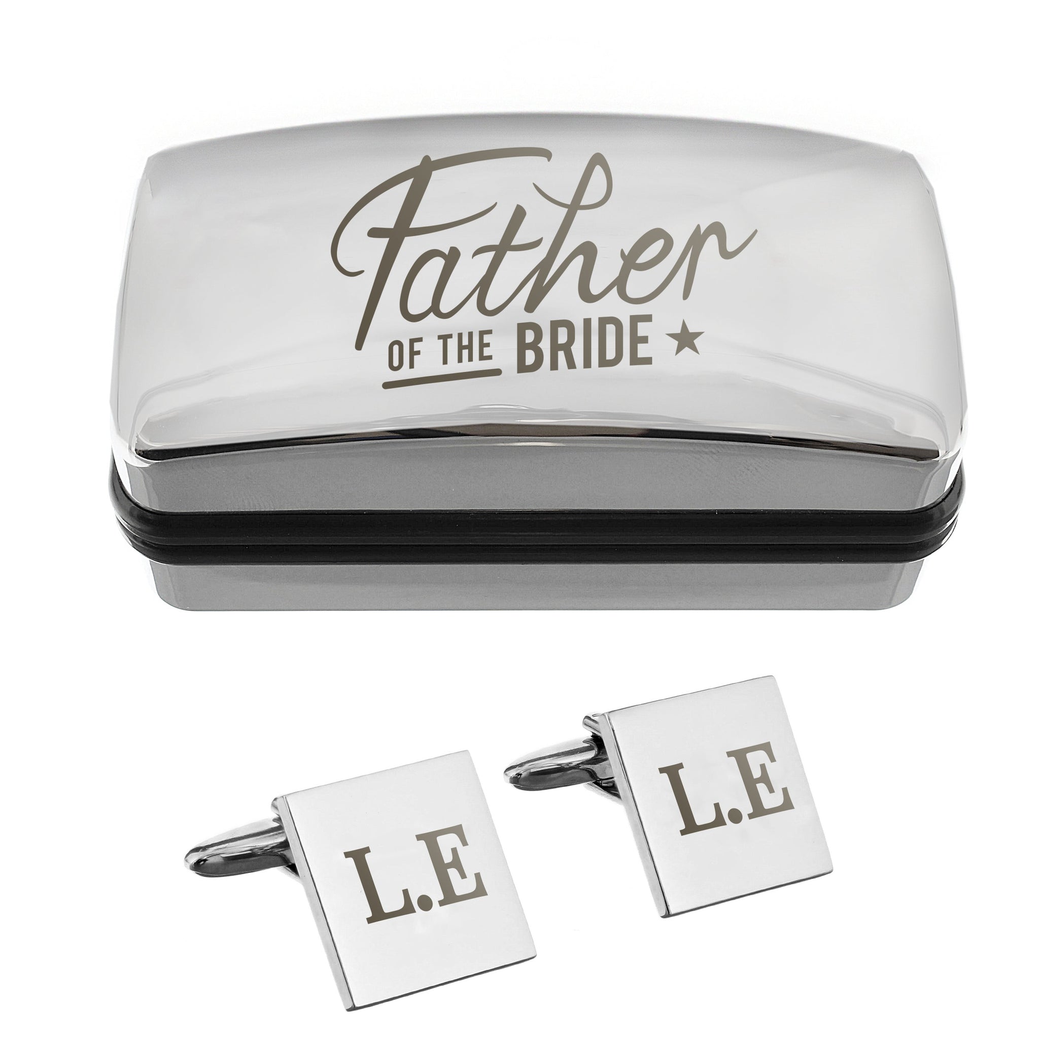 Personalised Wedding Role Cufflinks & Box Sets: 15 - Cufflinks & Tie Slides By Gift Moments