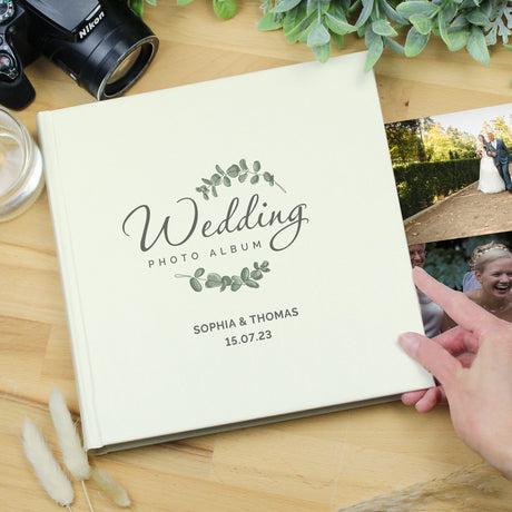 Personalised Wedding Square Photo Album: 2 - Photo Albums By Gift Moments