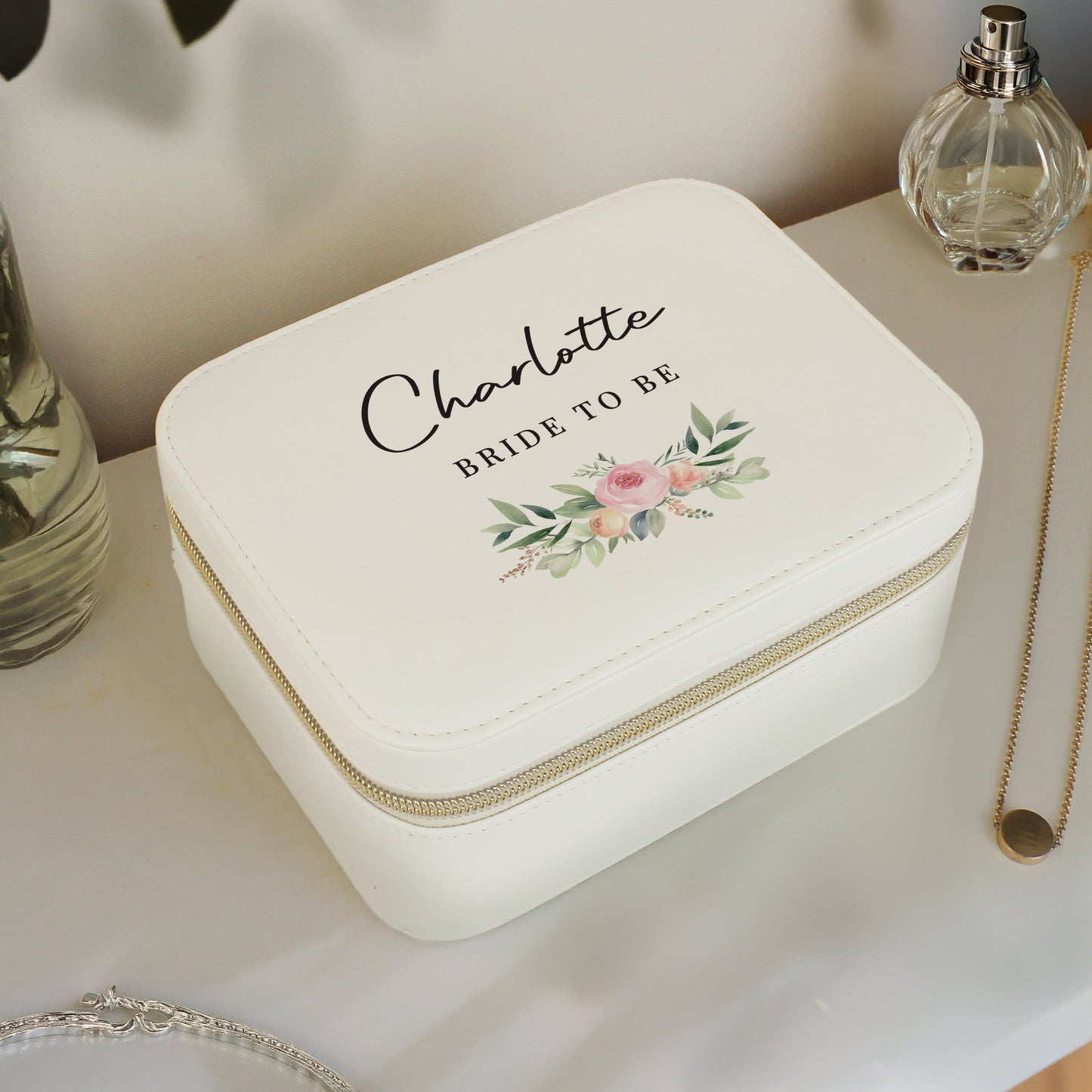 Personalised Wedding Travel Jewellery Box: 3 - Jewellery Boxes By Gift Moments