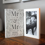 Personalised Wedding Wooden Hinged 6x4 Photo Frame: 3 - Photo Frames By Gift Moments