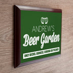 Personalised Welcome To My Beer Garden Plaque - Shop Signs & Plaques At Gift Moments - 1