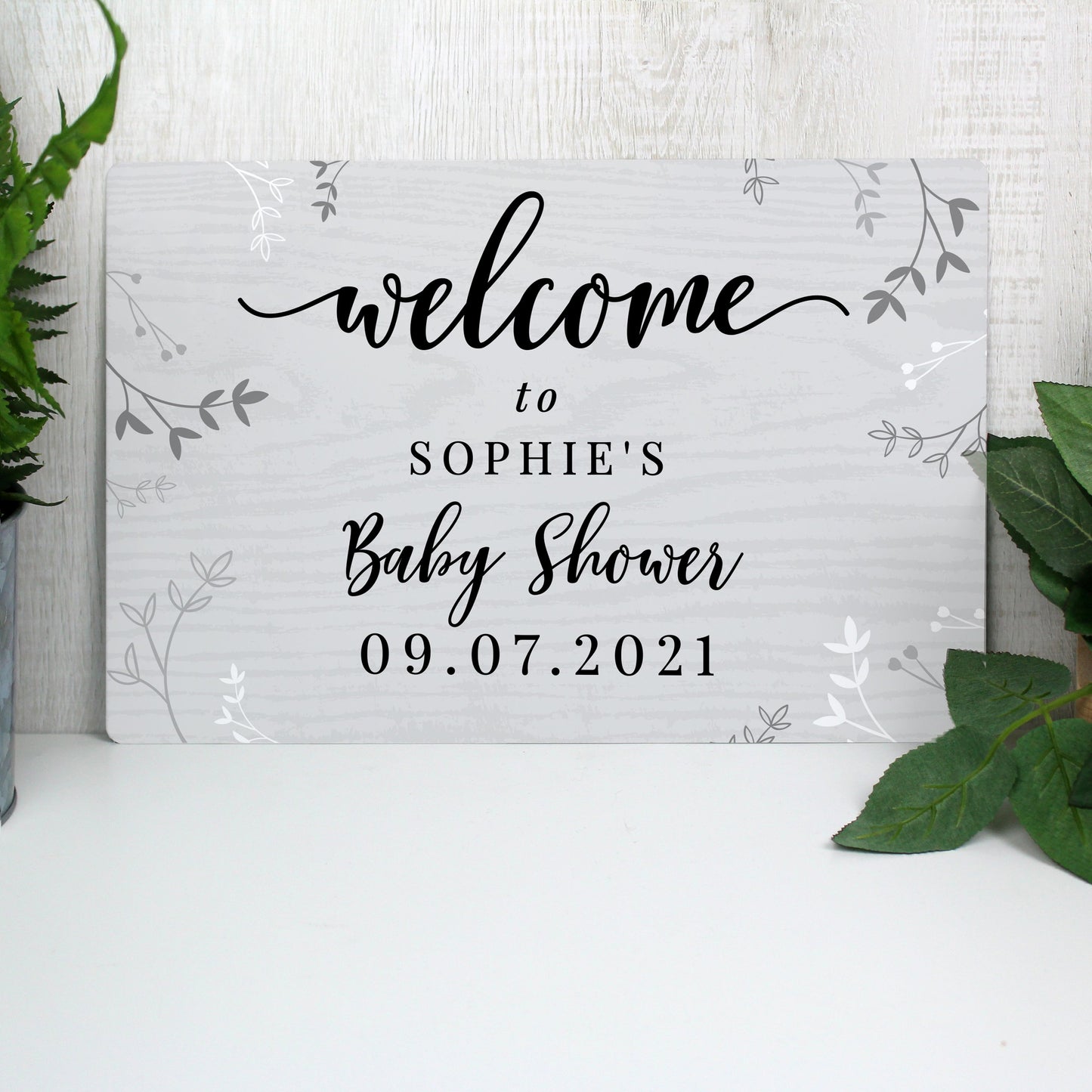 Personalised Welcome Metal Sign: 6 - Signs & Plaques By Gift Moments