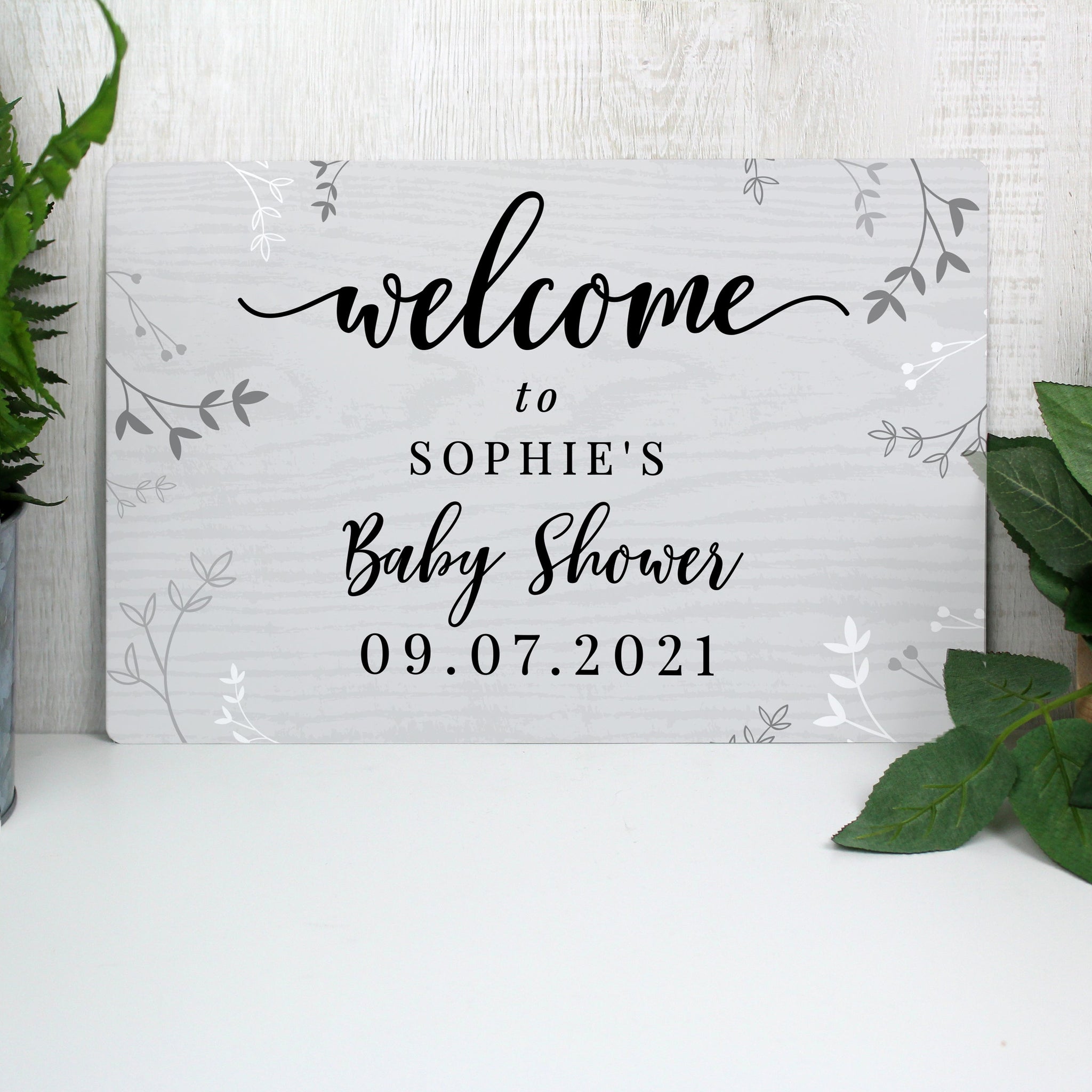 Personalised Welcome Metal Sign: 6 - Signs & Plaques By Gift Moments