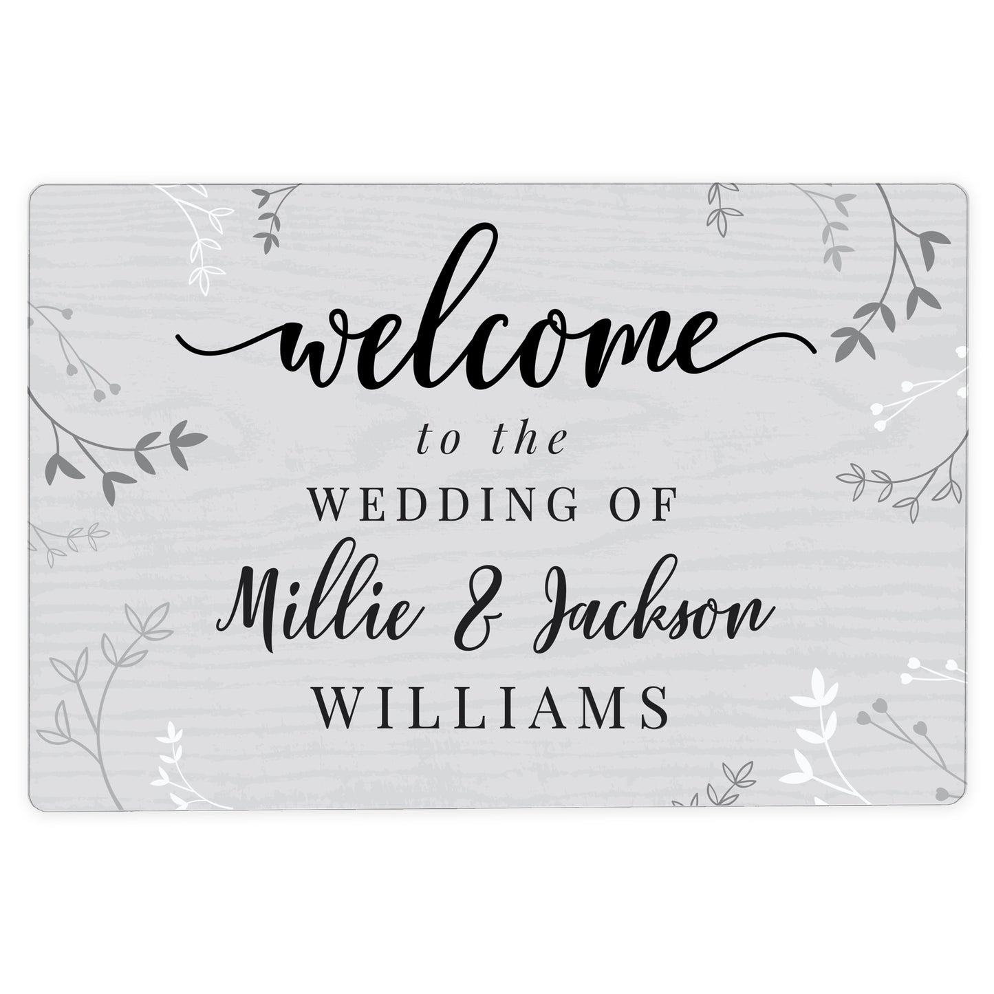 Personalised Welcome Metal Sign: 2 - Signs & Plaques By Gift Moments