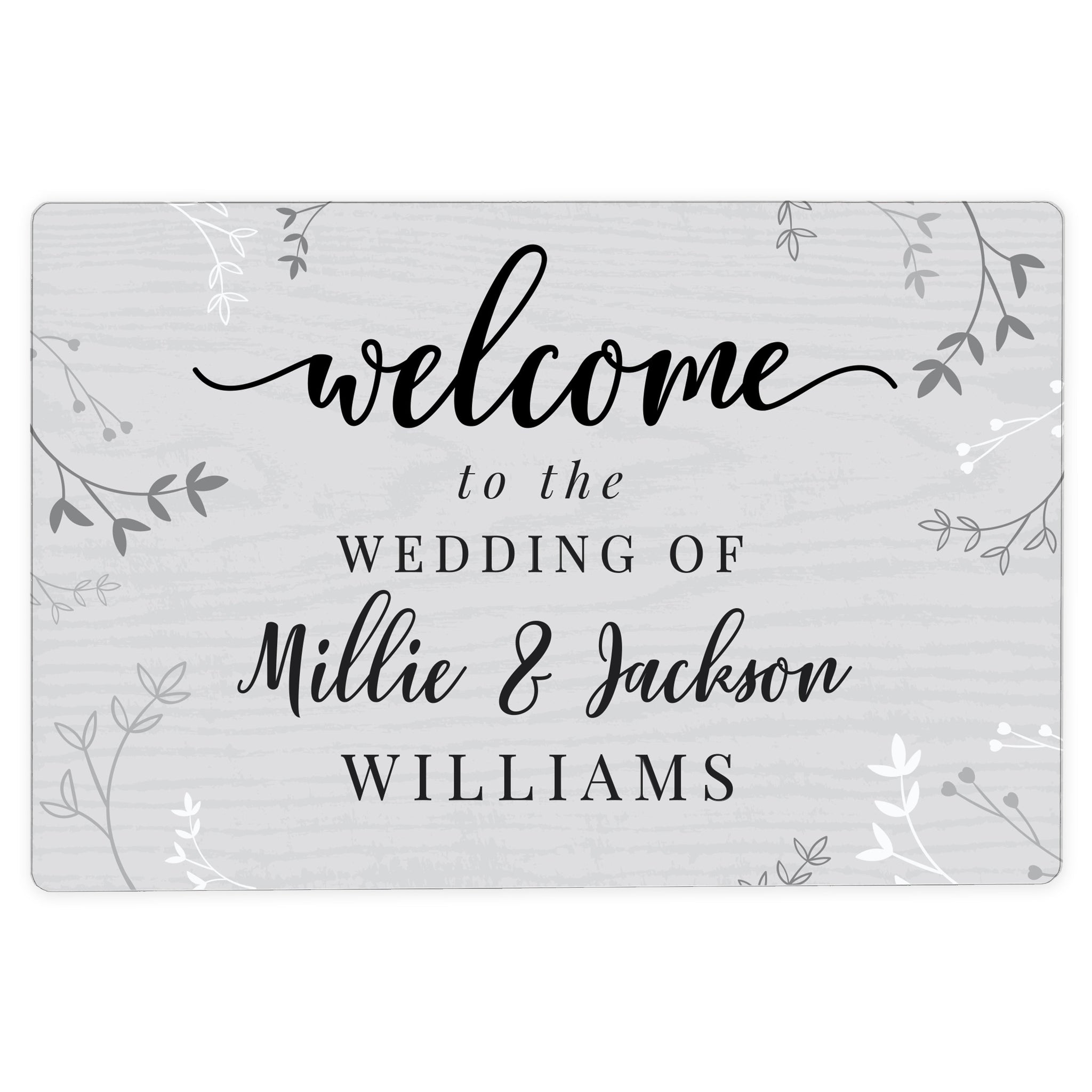 Personalised Welcome Metal Sign: 2 - Signs & Plaques By Gift Moments
