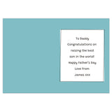 Personalised Well Done Dad... Card: 3 - Greeting Cards By Gift Moments