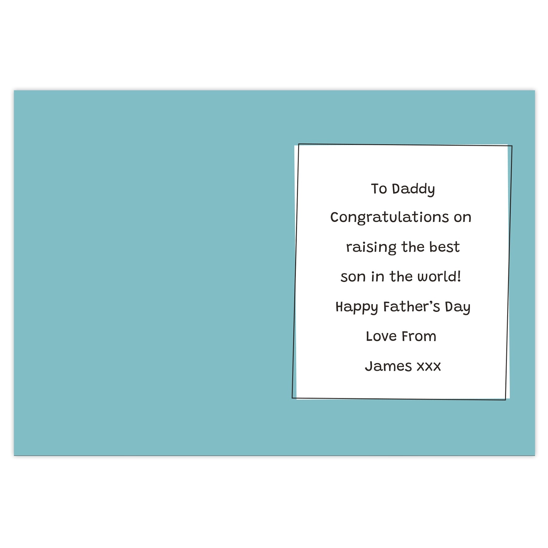 Personalised Well Done Dad... Card: 3 - Greeting Cards By Gift Moments