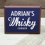 Personalised Whiskey Corner Plaque - Shop Signs & Plaques At Gift Moments - 2