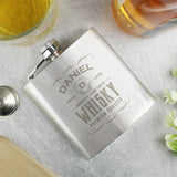 Personalised Whisky Hip Flask: 4 - Hip Flasks By Gift Moments