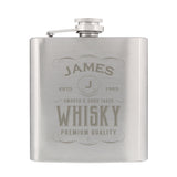 Personalised Whisky Hip Flask: 5 - Hip Flasks By Gift Moments