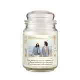 Personalised Wild Flowers Photo Large Candle Jar: 5 - Candles By Gift Moments