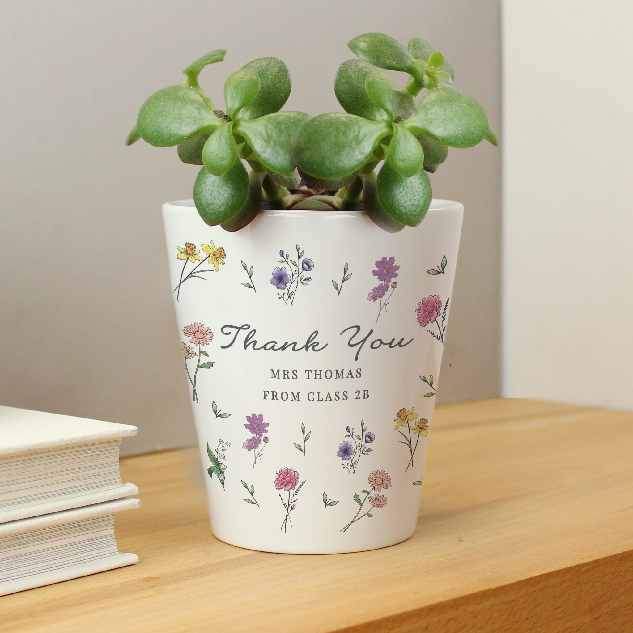 Personalised Wild Flowers Plant Pot: 4 - Pots & Planters By Gift Moments