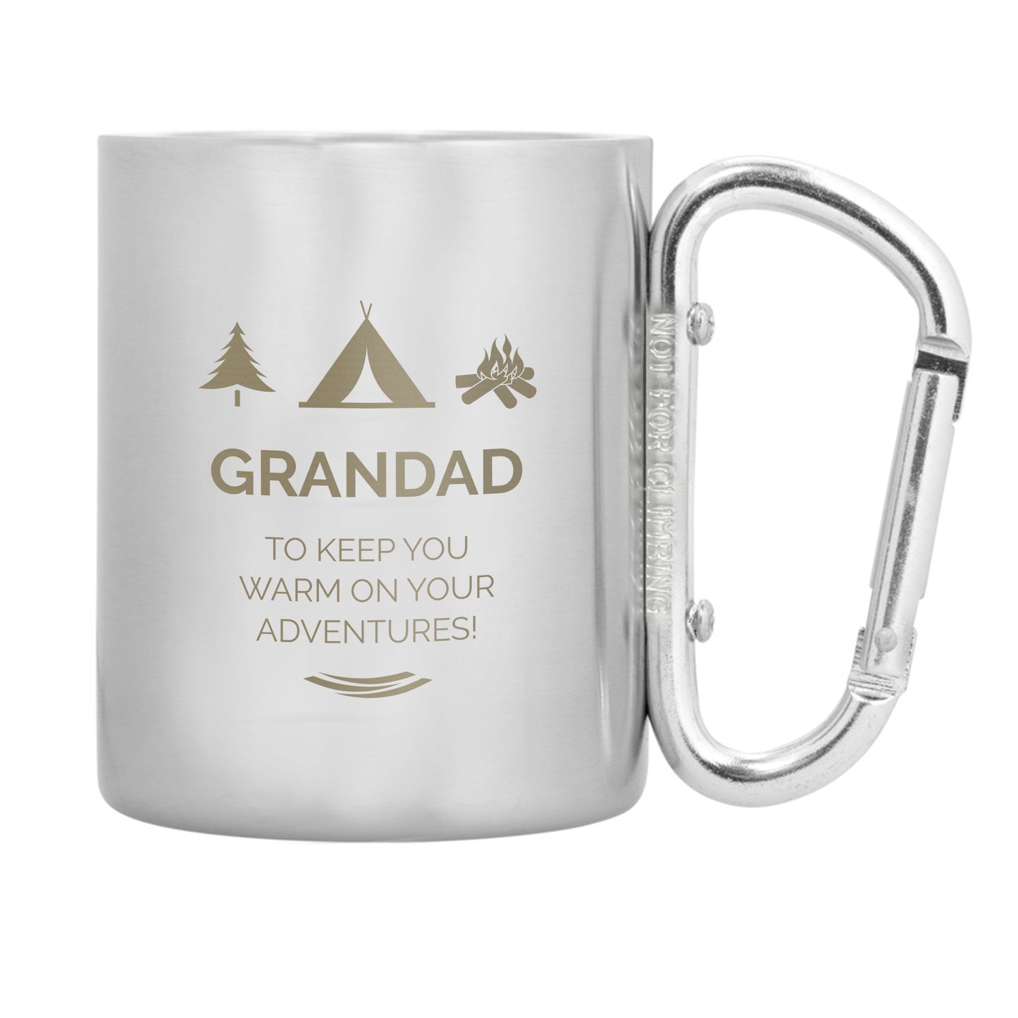 Personalised ’Wilderness Wanderer’ Stainless Steel Mug: 2 - Outdoor Mugs By Gift Moments