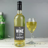 Personalised Wine O’Clock White Wine: 1 - Wine By Gift Moments