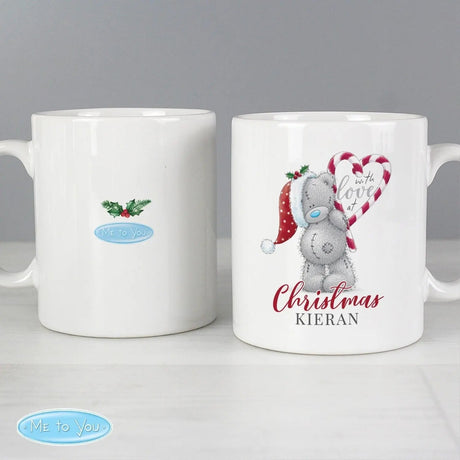 Personalised Me To You ’With Love At Christmas’ Couples Mug Set: 3 - Mugs