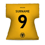 Personalised Wolverhampton Wanderers FC Shirt-Shaped Cushion: 1 - Cushions By Wolverhampton Wanderers