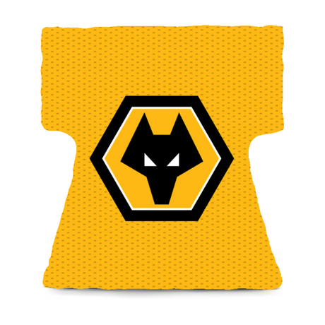 Personalised Wolverhampton Wanderers FC Shirt-Shaped Cushion: 2 - Cushions By Wolverhampton Wanderers