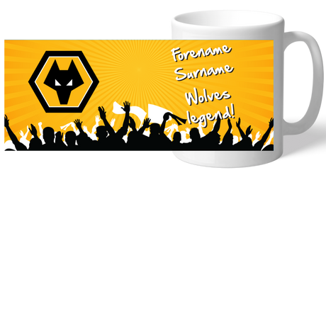 Personalised Wolves Legend Mug: 2 - Mugs By Wolverhampton Wanderers
