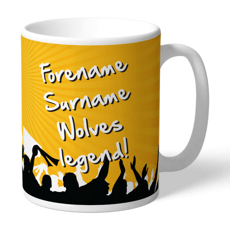 Personalised Wolves Legend Mug: 1 - Mugs By Wolverhampton Wanderers