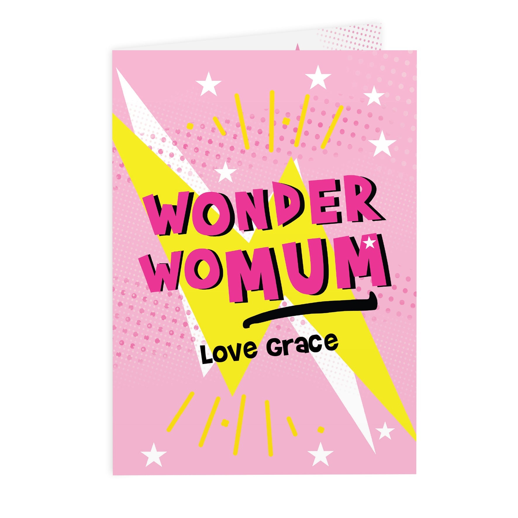 Personalised Wonder WoMum Card: 2 - Greeting Cards By Gift Moments