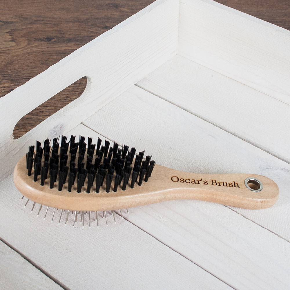 Personalised Wooden Dog Brush: 5 - Pet Products By Gift Moments