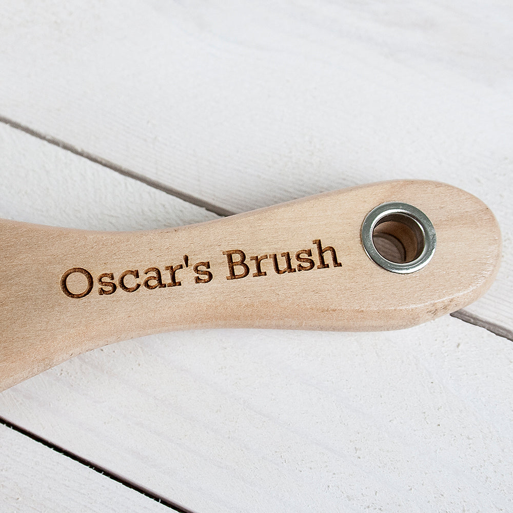 Personalised Wooden Dog Brush: 3 - Pet Products By Gift Moments