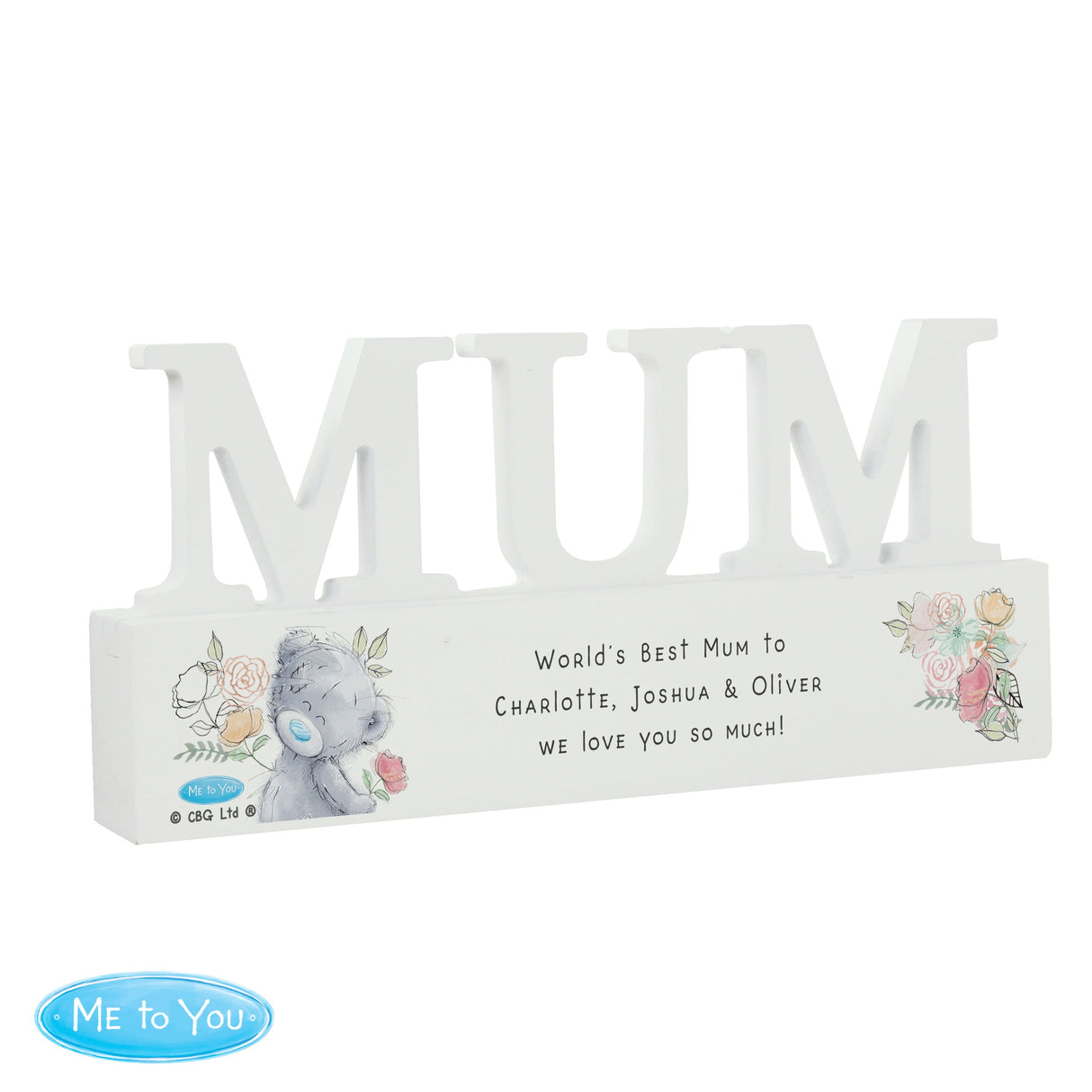 Personalised Me To You Wooden Mum Ornament: 5 - Ornaments