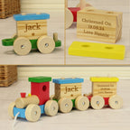 Personalised Wooden Toy Train - Shop Toys At Gift Moments - 6