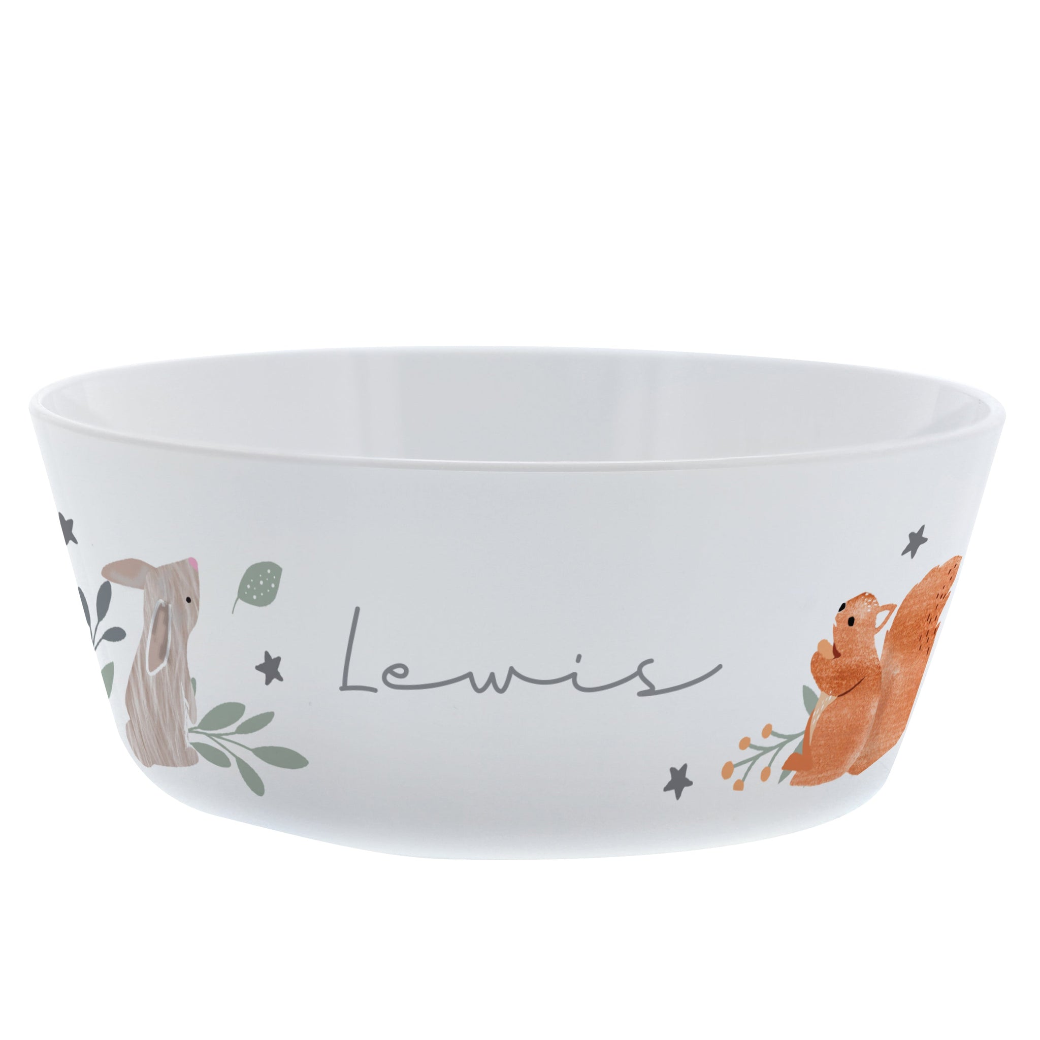 Personalised Woodland Animals Bowl: 5 - Bowls By Gift Moments