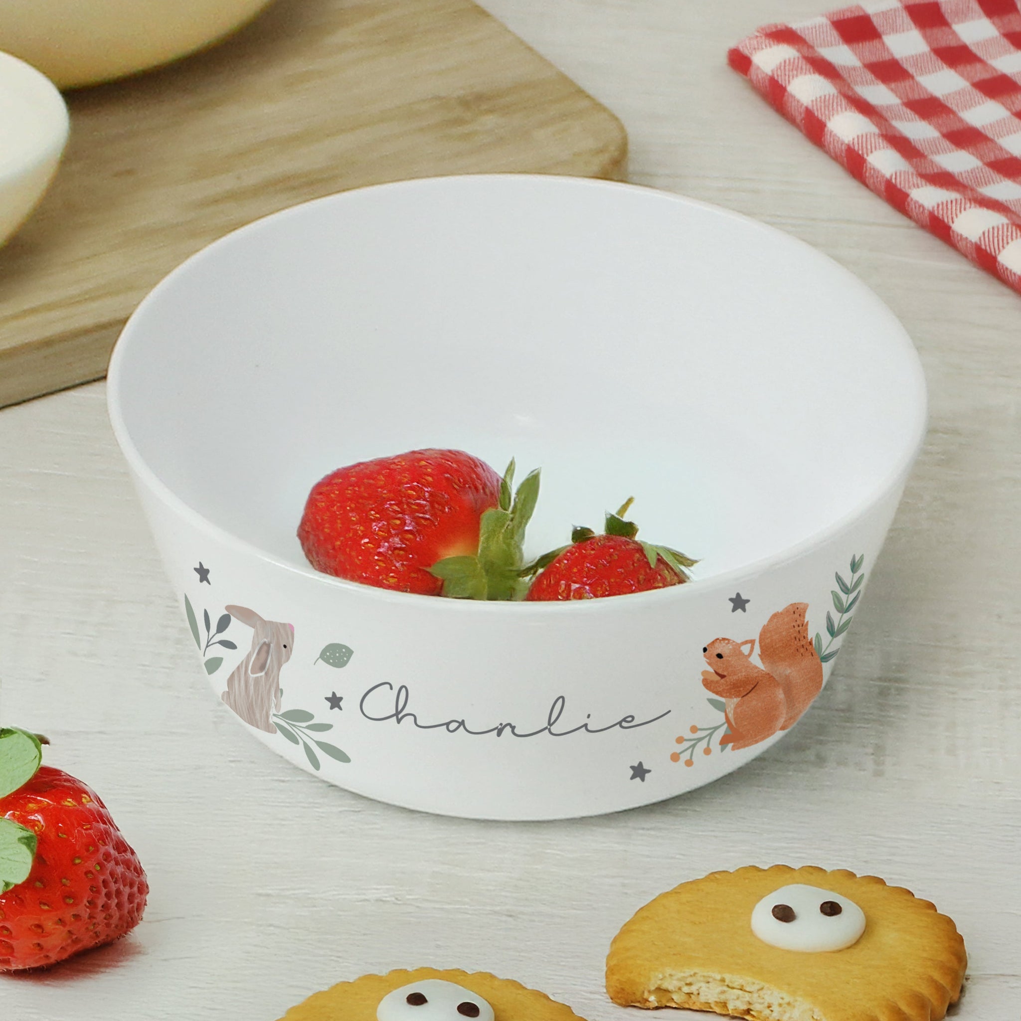Personalised Woodland Animals Bowl: 1 - Bowls By Gift Moments
