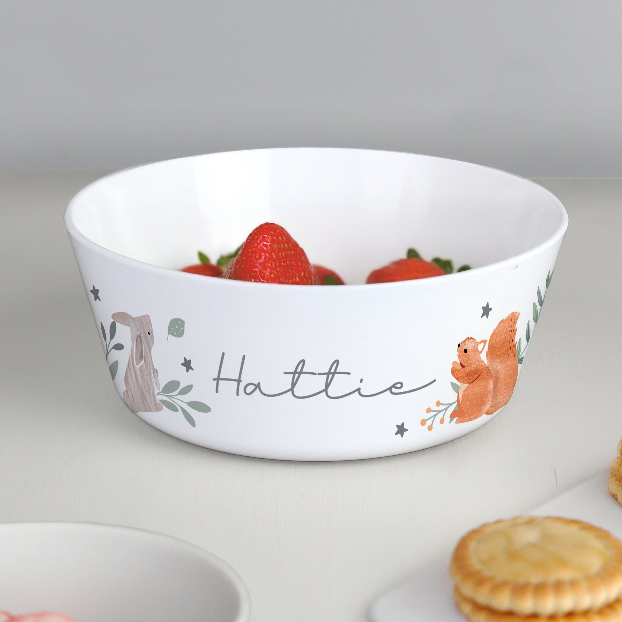 Personalised Woodland Animals Bowl: 3 - Bowls By Gift Moments