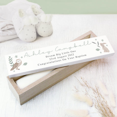 Personalised Woodland Animals Wooden Certificate Holder: 3 - Certificate Holders By Gift Moments