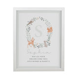 Personalised Woodland Initial Framed Prints: 9 - Framed Prints By Gift Moments