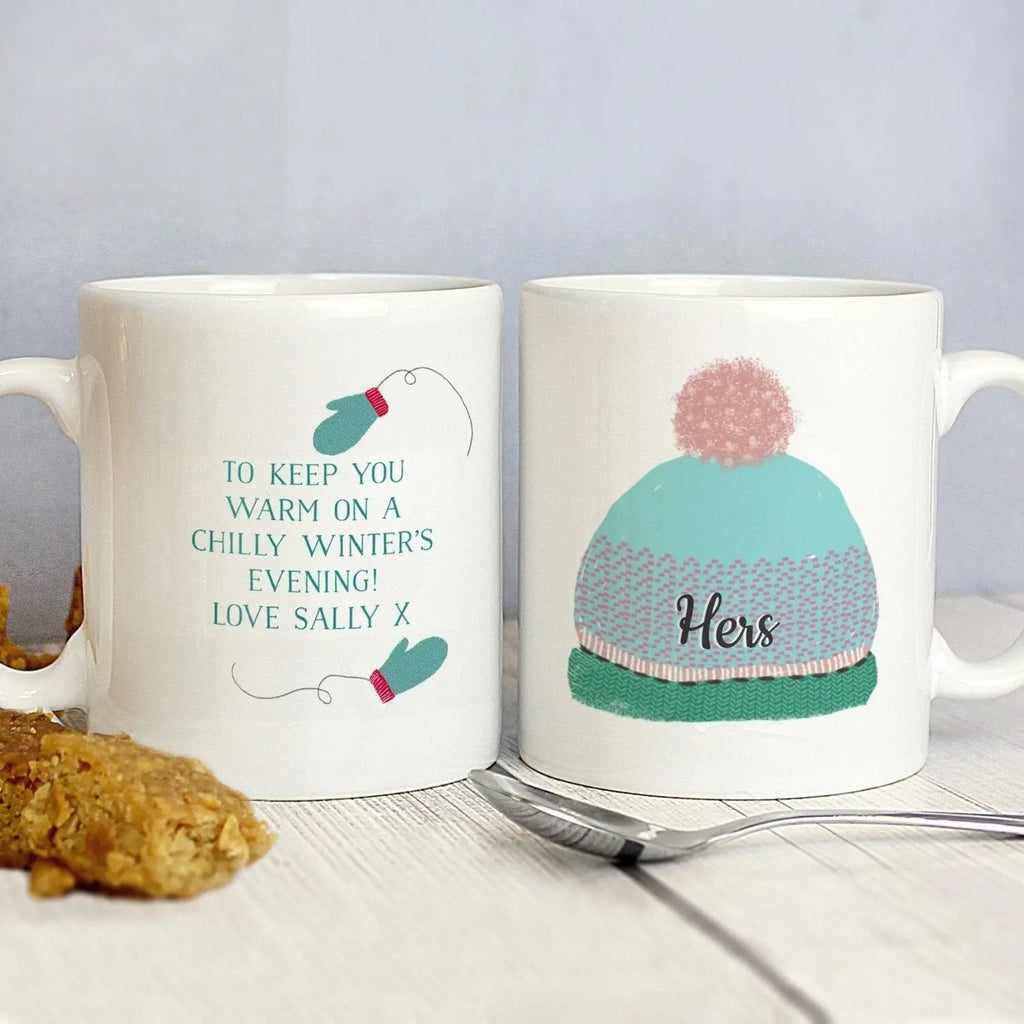 Personalised Woolly Hats Mug Set - Shop Mugs At Gift Moments - 3