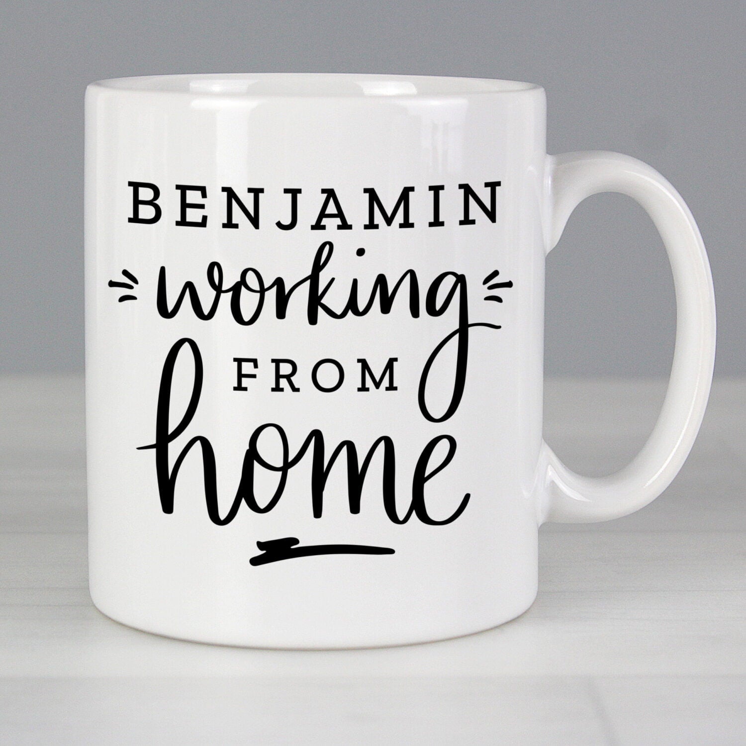 Personalised Working From Home Mug: 3 - Mugs By Gift Moments