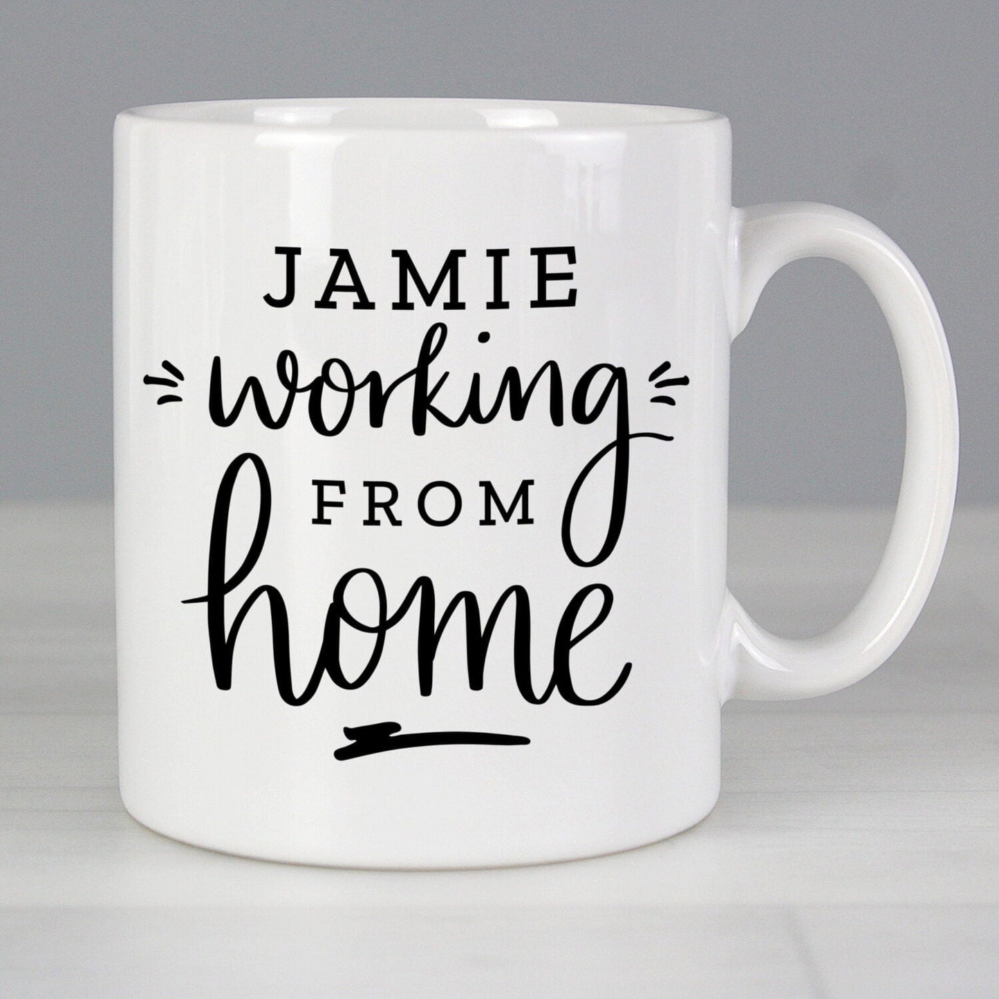 Personalised Working From Home Mug: 2 - Mugs By Gift Moments